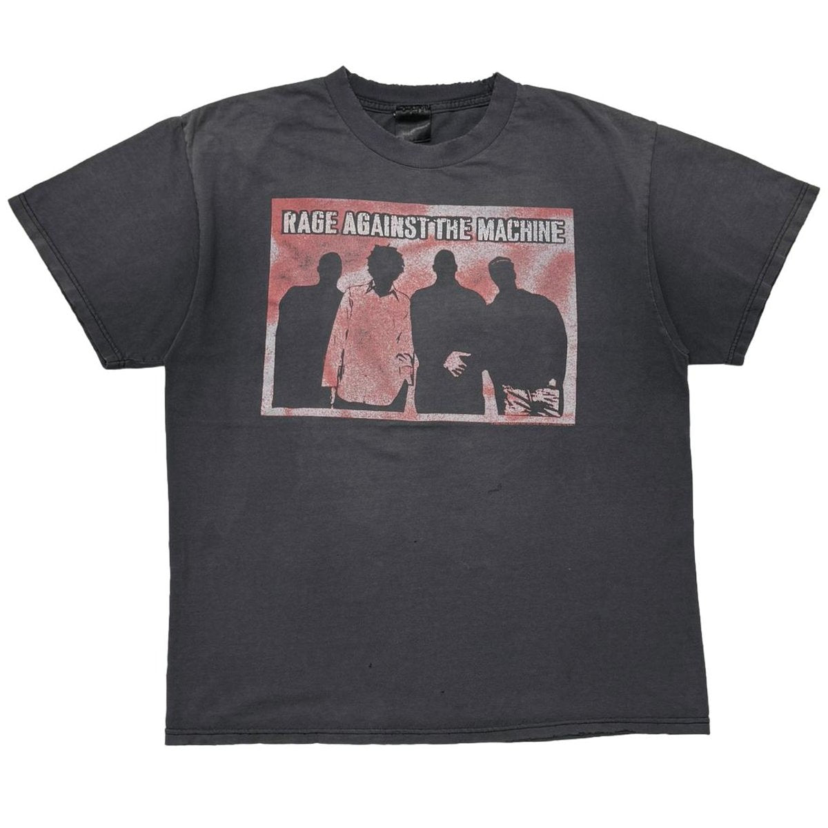 RAGE AGAINST THE MACHINE MEMBER SQUARE FADED BLACK FITS XL 0456