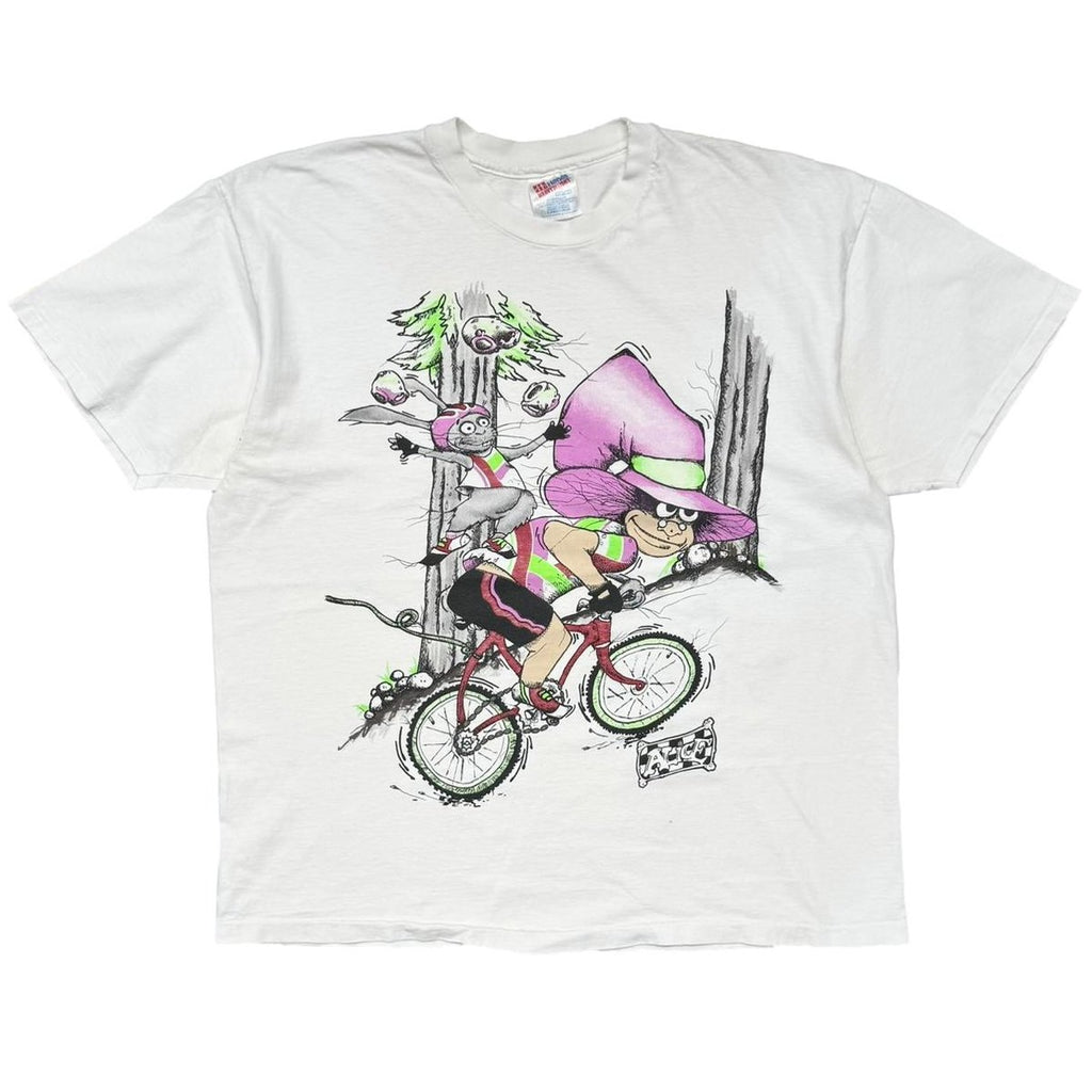 ALICE IN WONDERLAND MAD HATTER WHITE HANES XL 6950