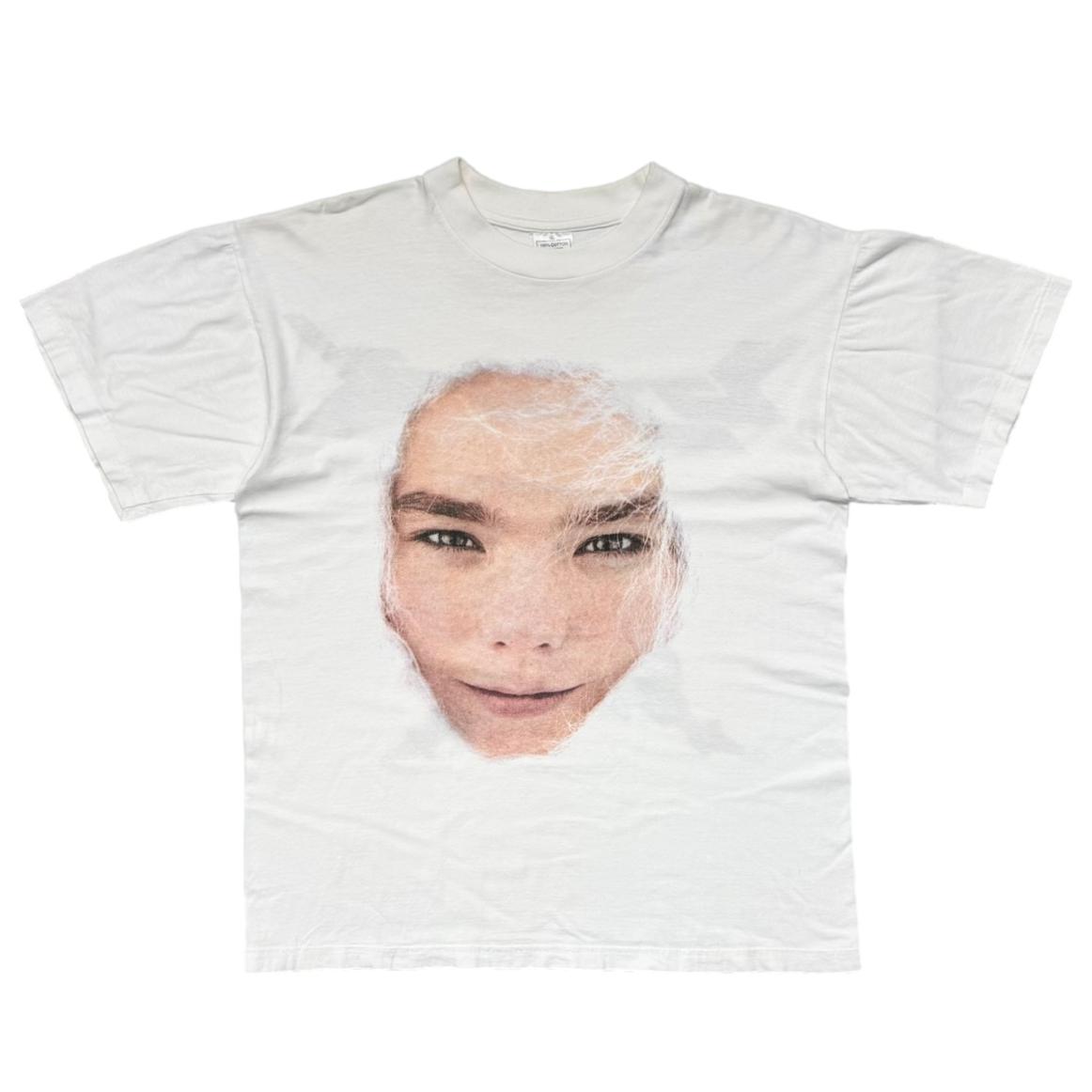 Bjork 1994 HUGE FACE WHITE PHOTO by Stephane Sednaoui EURO MEDIUM 2341