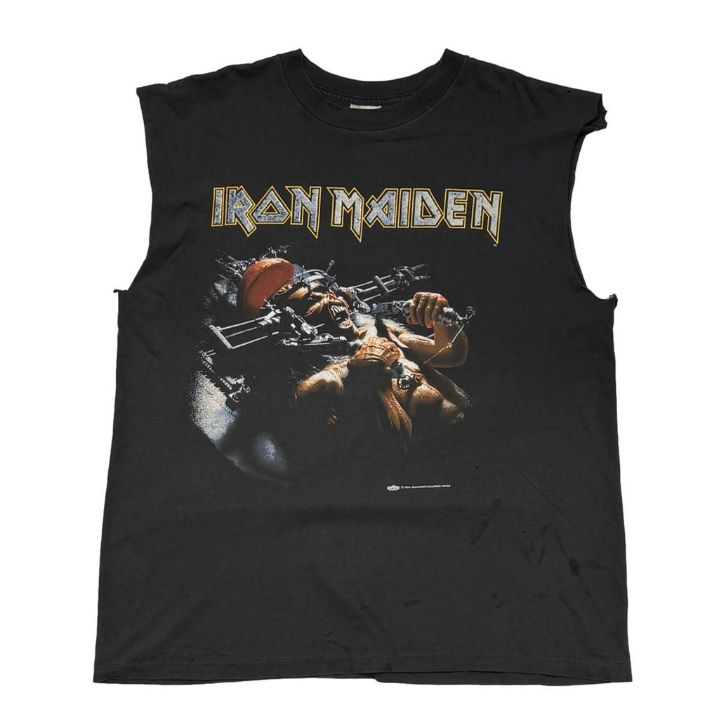 IRON MAIDEN MAN OF THE EDGE SLEEVELESS WINTERLAND FITS XL 0640
