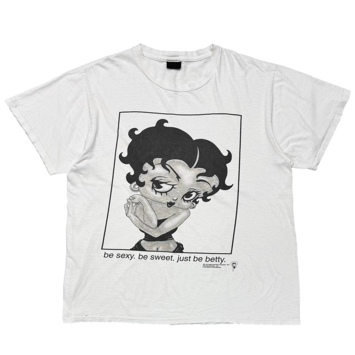 BETTY BOOP 1997 BE SEXY. BE SWEET.JUST BE BETTY WHITE CHANGES XL 1553