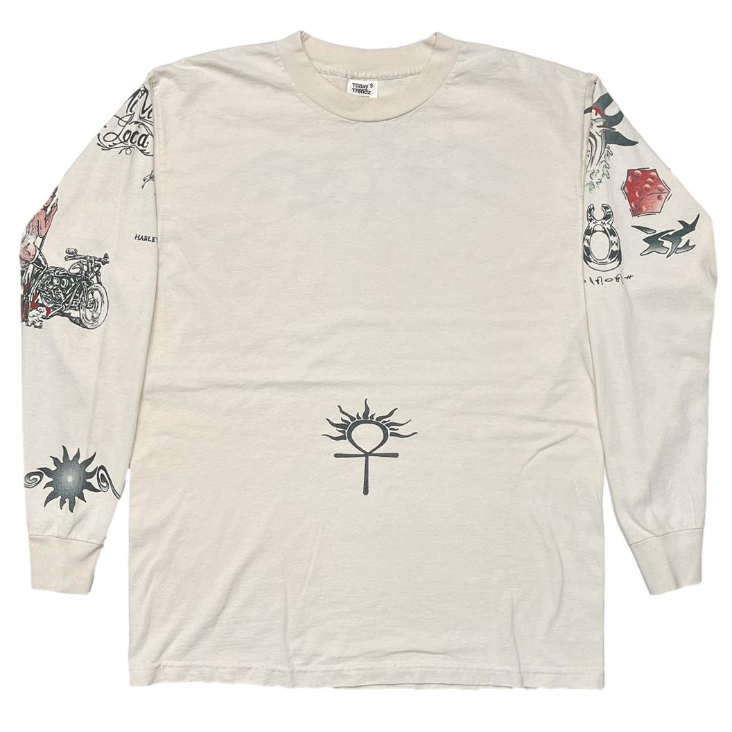 DENNIS RODMAN TATTOO LS NATURAL LARGE 7776