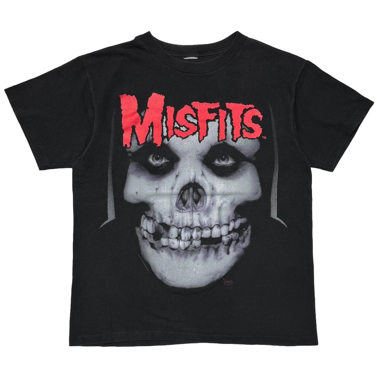 MISFITS DOUBLE SIDE SKULL RED TEXT FITS XL 6735