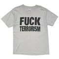 OLD&VINTAGE FUCK TERRORISM ALL SPORT ASH GREY MEDIUM 8737