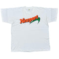 Newport LOGO ORANGE/GREEN WHITE SCREEN STARS XL 0552