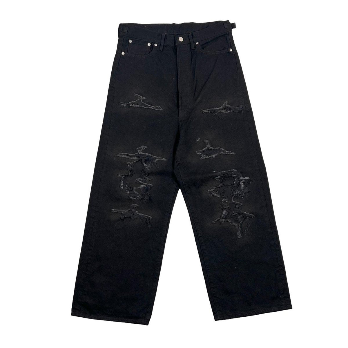 greatLAnd ORIGINAL LOGAN BLACK DENIM PANT DESTROY