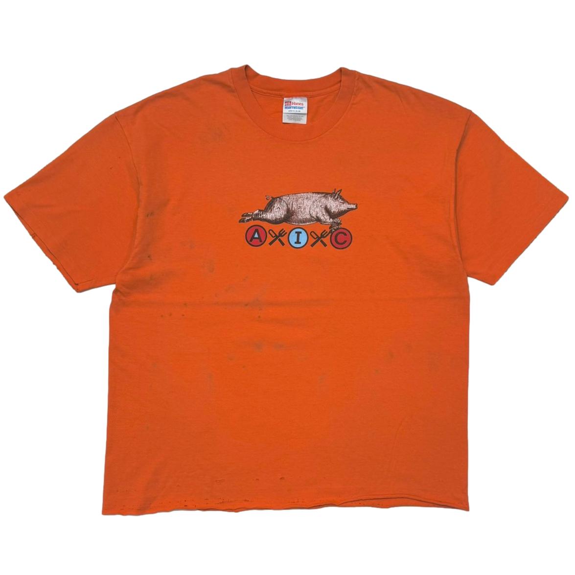 ALICE IN CHAINS THE OTHER WHITE MEAT ORANGE HANES XL 2342