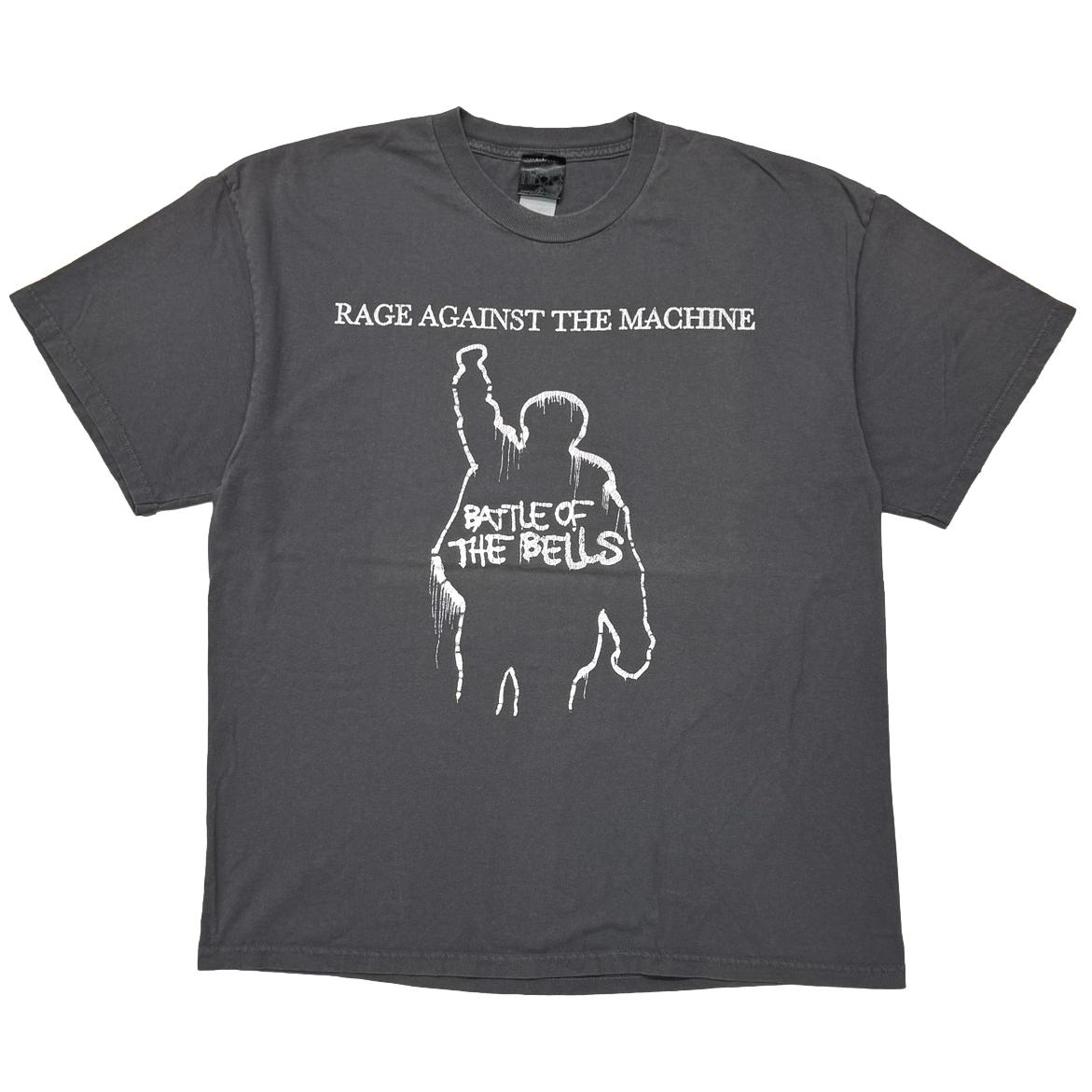RAGE AGAINST THE MACHINE 2007 BATTLE OF BELLS CHARCOAL GINAT FITS XL 4304