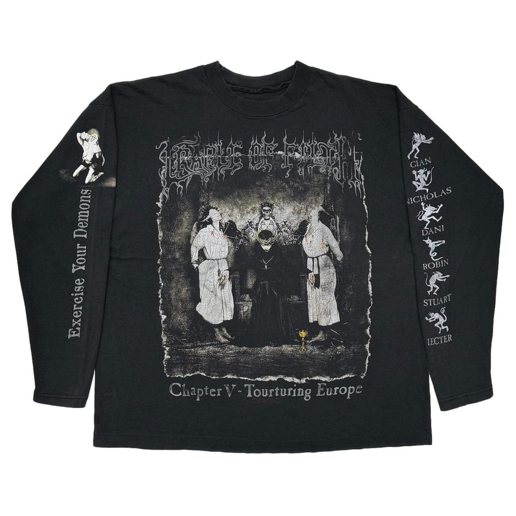 CRADLE OF FILTH CHAPTER V~ TOURTURNING LS FITS XL 5567