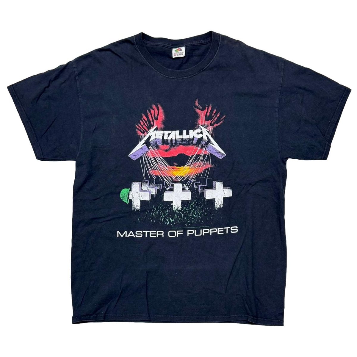 METALLICA 2007 MASTER OF PUPPETS FRUIT OF THE LOOM FITS XL 6768