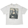 LEONARDO DA VINCH MONA LISA ART GREY HANES LARGE 6684