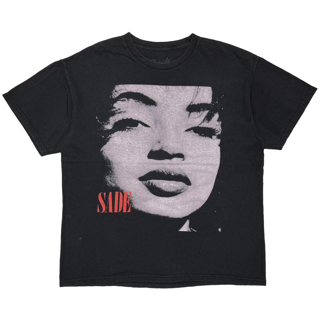 SADE MONOCHROME FACE SMOOTH OPERATOR BLACK XL 0284