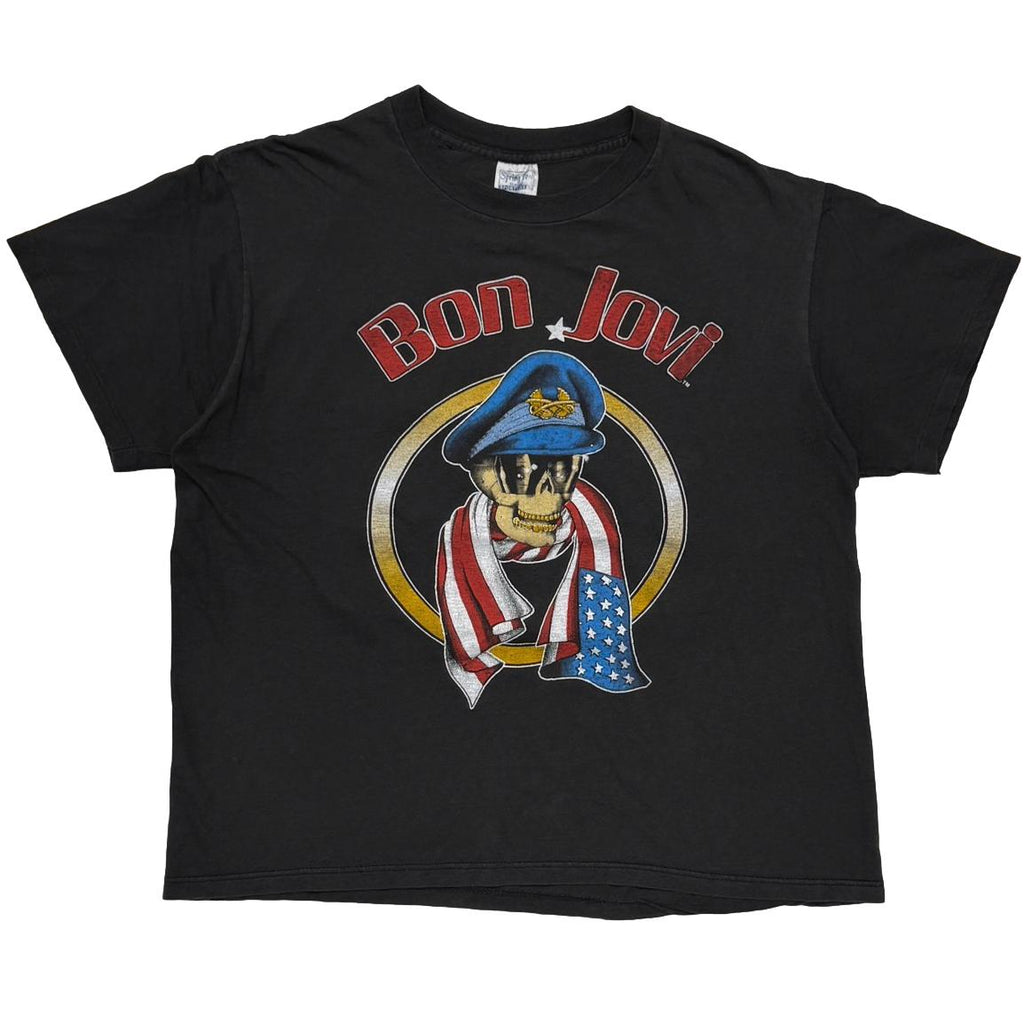 BON JOVI AMERICAN FLAG SKULLWE CAME WE SAW WE KICKED YOUR ASS SPRING FORD XL 8641