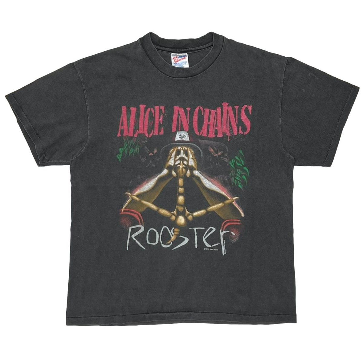 ALICE IN CHAINS ROOSTER HANES LARGE 3729