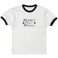 RED HOT CHILI PEPPERS 2002 TOUR RINGER WHITE NAVY FITS XL 9031