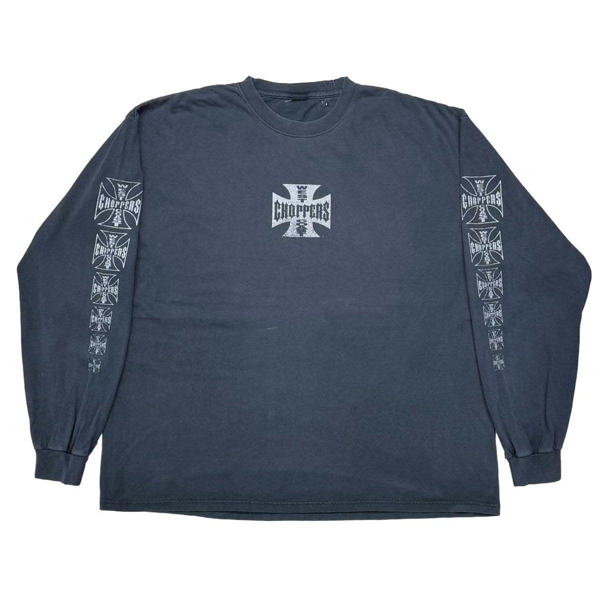 WEST COAST CHOPPERS	IRON CROSS LONG BEACH CA LS BLACK FITS XXL 8604
