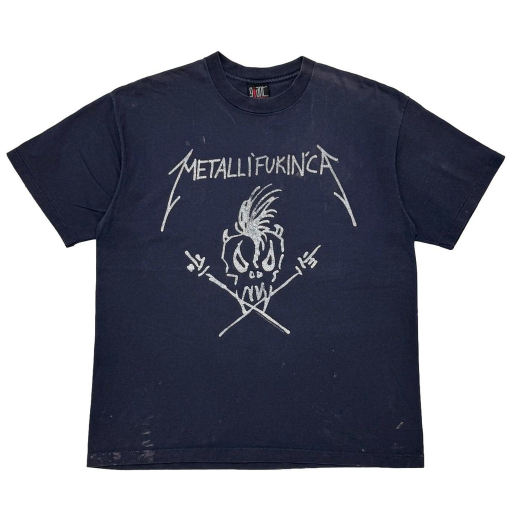 METALLICA METALLIFUKINCA BEEN THERE DONE IT NAVY GIANT BY TEE JAYS XL 7508