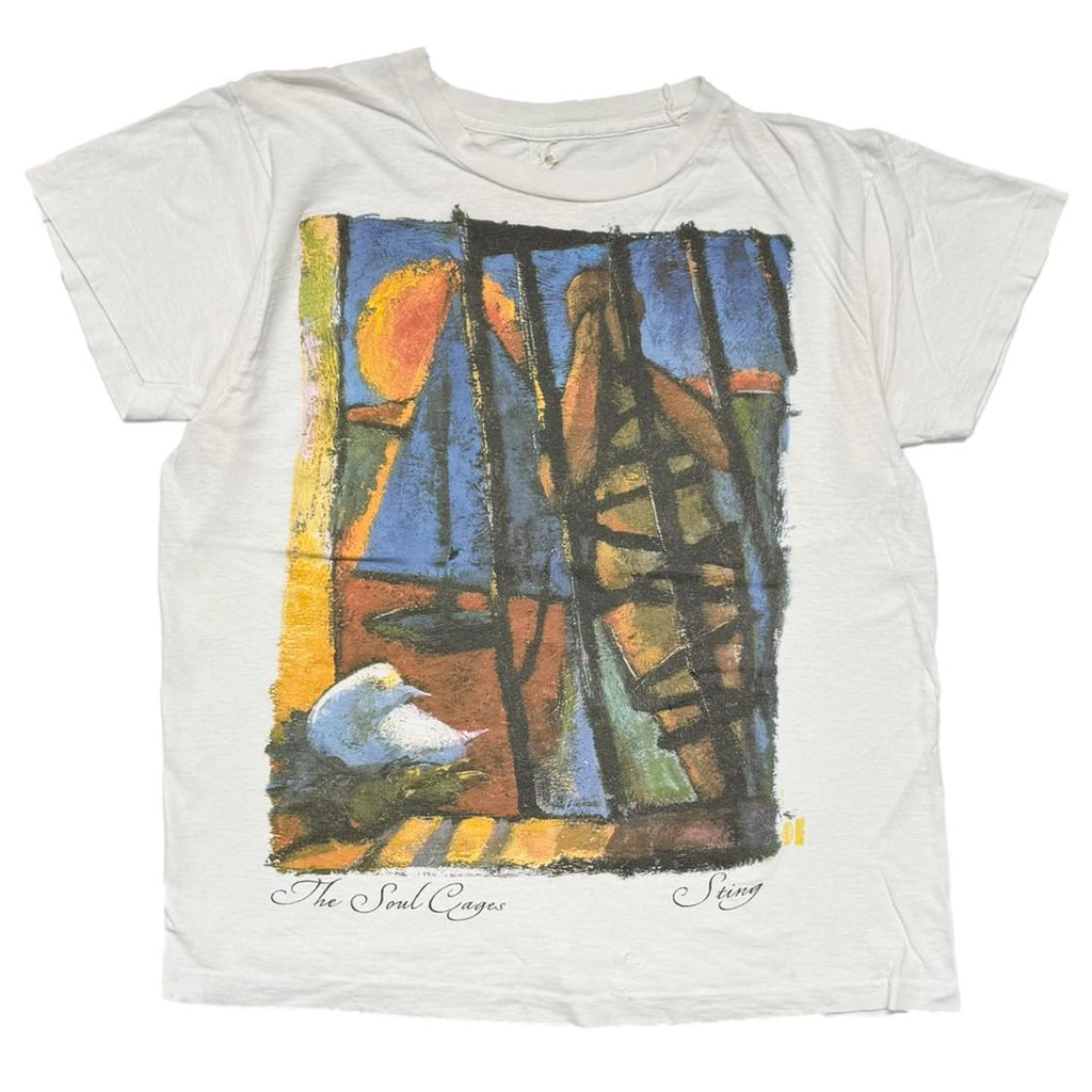 STING DOUBLE SIDE PRINT THE SOUL CAGES WHITE FITS LARGE 3217