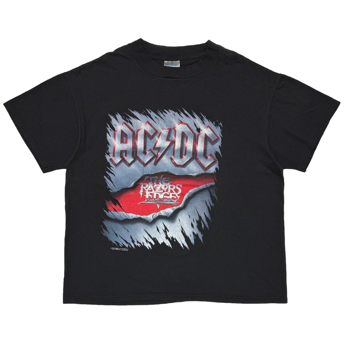 AC/DC THE RAZORS EDGE 1990 BROCKUM XL 1634