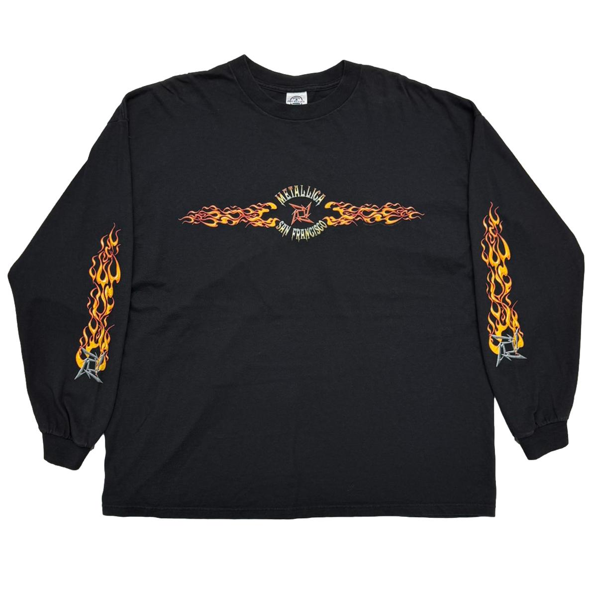 METALLICA SAN FRANCISCO ARM FLAME LS DELTA XXL 8668