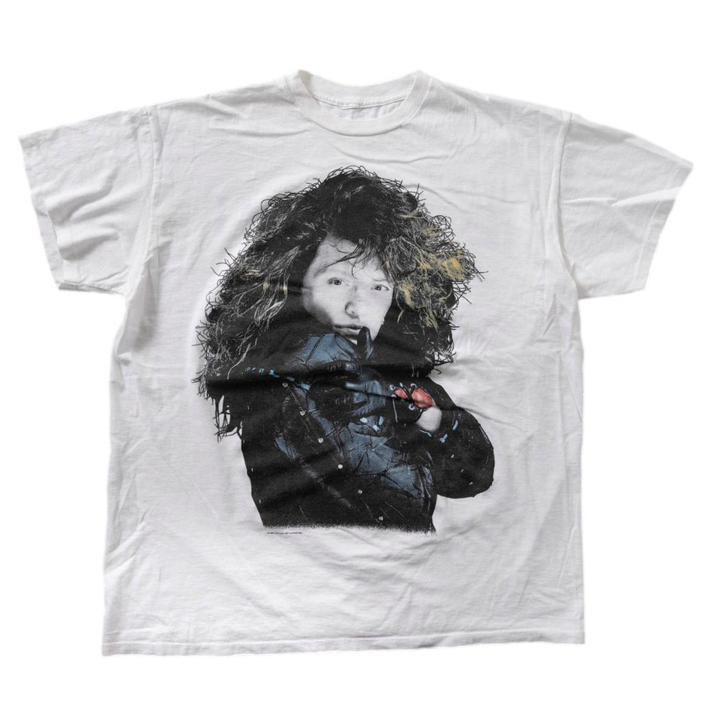 BON JOVI FRONT 1988 PORTRAIT WHITE FITS XL 0245