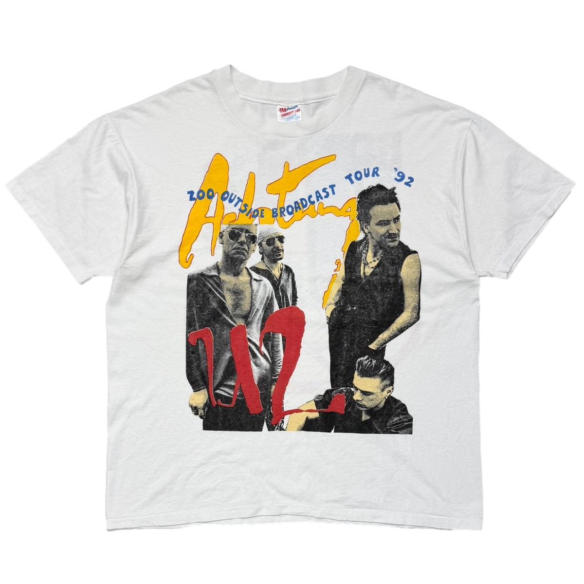 U2 ZOO OUTSIDE BROADCAST YANKEES HANES XL 1615