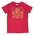 KEITH HARING ART TEE FADED RED ANVIL XL 8885