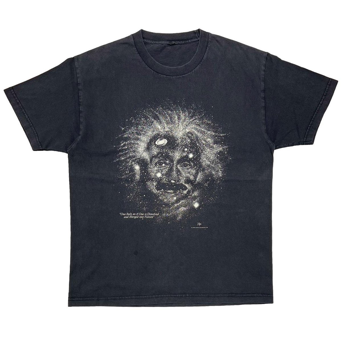 ALBERT EINSTEIN 1993 SPACE ONE FEELS AS IF ONE IS DISSOLVED FITS XL 9393