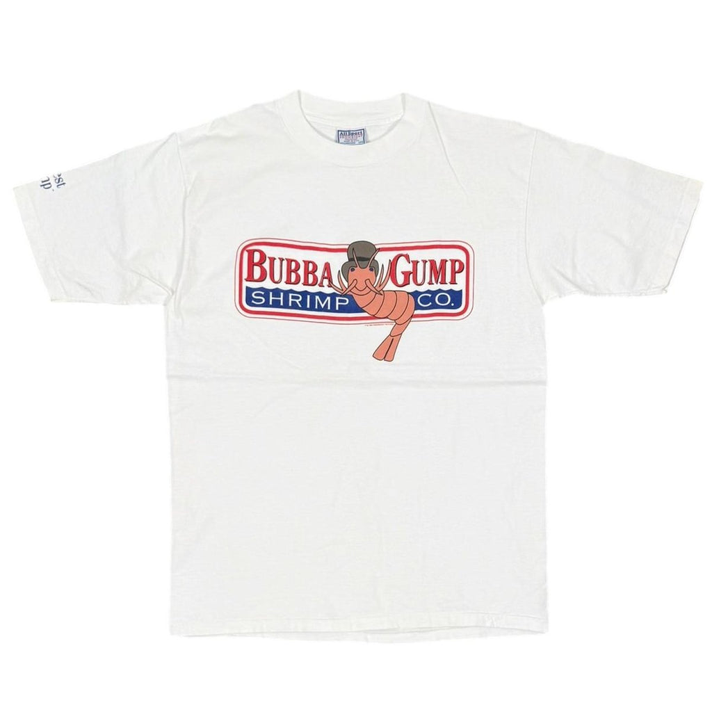 FORREST GUMP 1994 BUBBA GUMP SHRIMP CO. WHITE ALL SPORT LARGE 1113