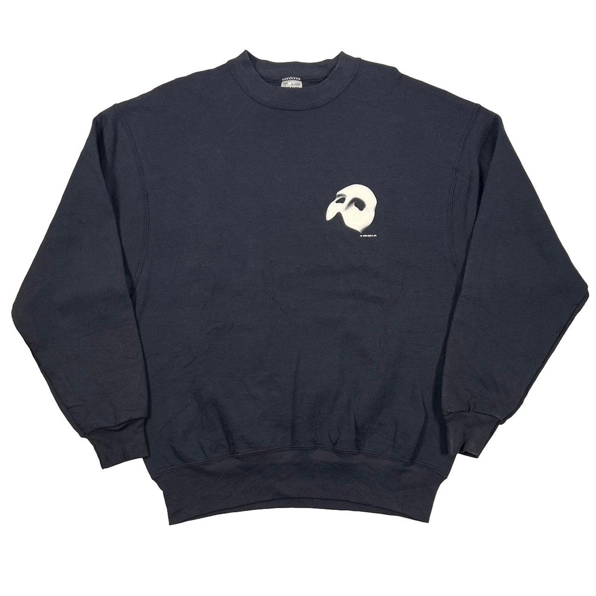 PHANTOM OF THE OPERA FRONT MASK CREWNECK SWEAT FRUIT OF THE LOOM LARGE 4551