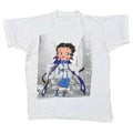 BETTY BOOP 1995 DKNY PARODY BBNY WHITE FITS XL 0549