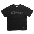OLD&VINTAGE HANES PROMO LOGO BLACK LARGE 2445