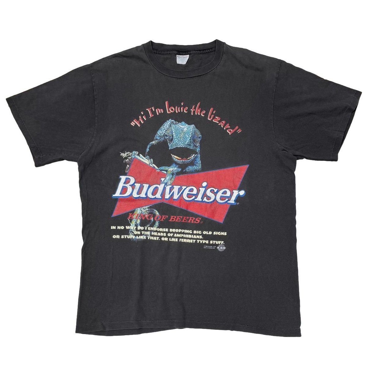 Budweiser 1998 "Hi I'm Louie the Lizard" 2XXL 0156