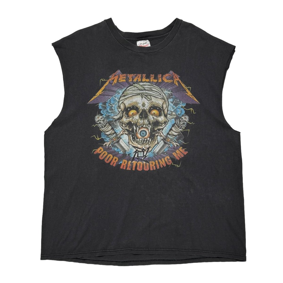 METALLICA POOR RETOURING ME TOUR 1998 SLEEVELESS HANES XL 7606