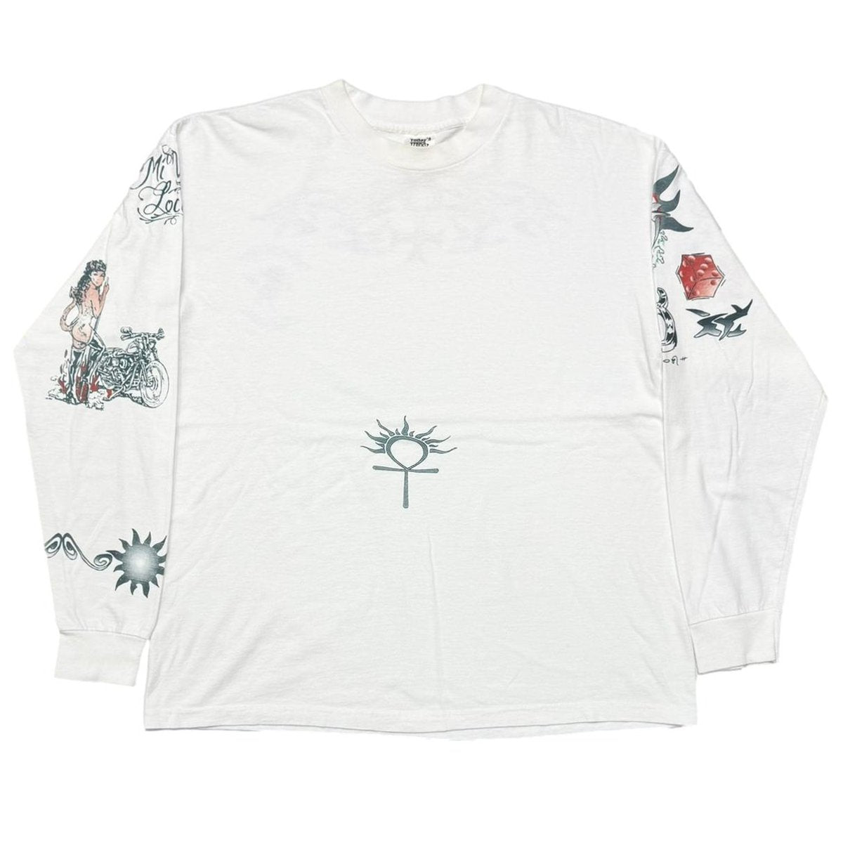 DENNIS RODMAN TATTOO LS WHITE XL 7798