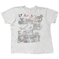 U2 ZOO TV TOUR FITS XL WHITE 0622