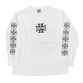 WEST COAST CHOPPERS IRON CROSS LS WHITE XL 8294