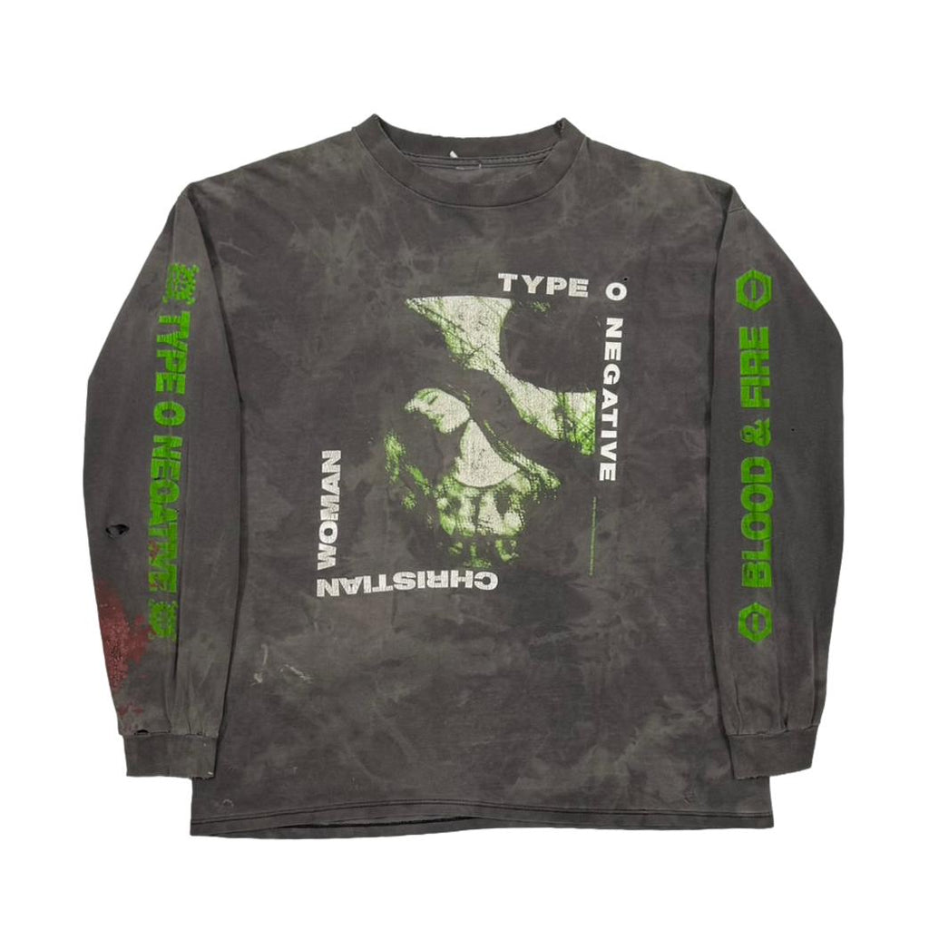 TYPE O NEGASTIVE CHRISTIAN WOMAN LOVE ME TO DEATH LS FITS XL 9810