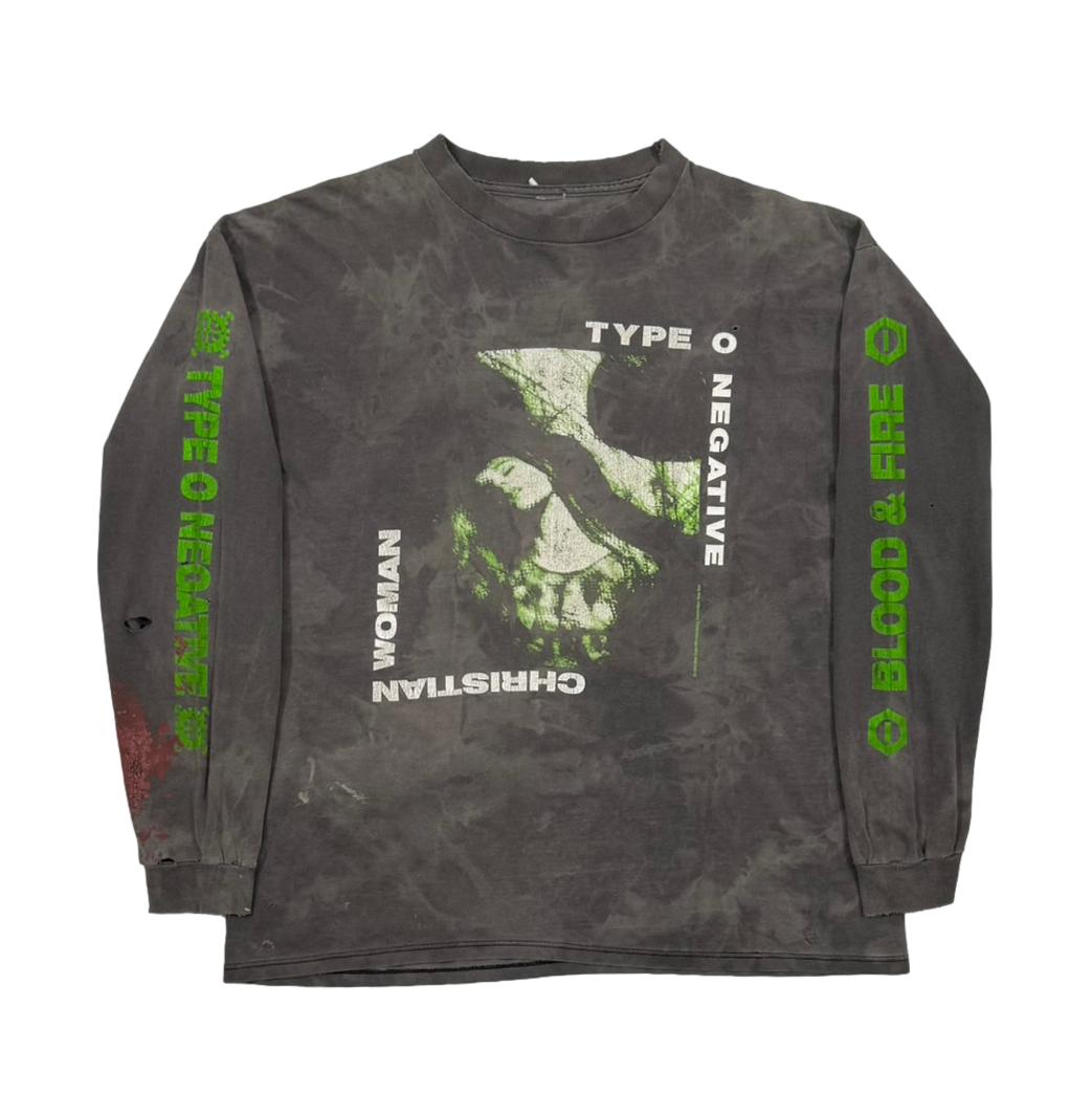 TYPE O NEGASTIVE CHRISTIAN WOMAN LOVE ME TO DEATH LS FITS XL 9810