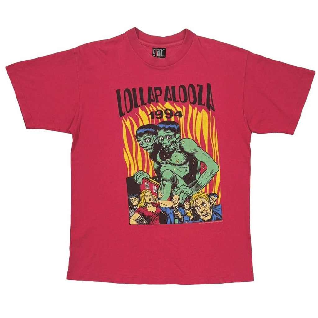 LOLLAPALOOZA 1994 MUSIC FESTIVAL RED giant BY TEE JAYS XL 3103