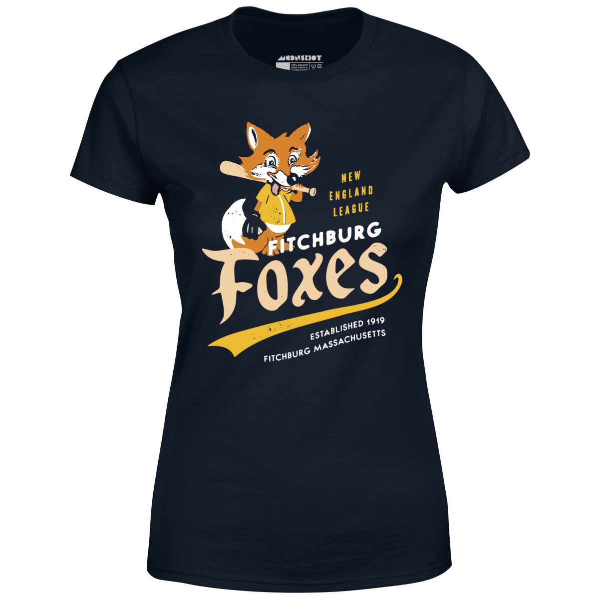 Fitchburg Foxes - Massachusetts - Vintage Defunct Baseball Teams - Women's
