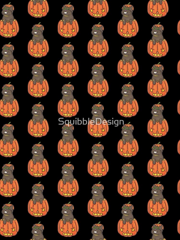 Halloween Cats - Cat O' Lantern by SquibbleDesign