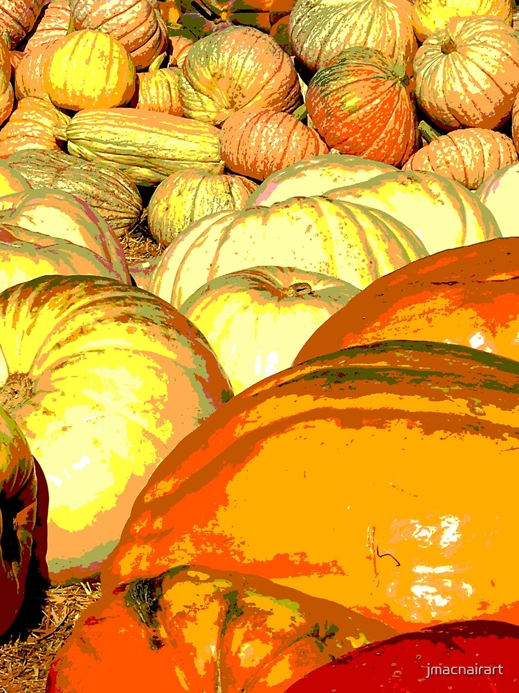 Fall Pumpkins by jmacnairart