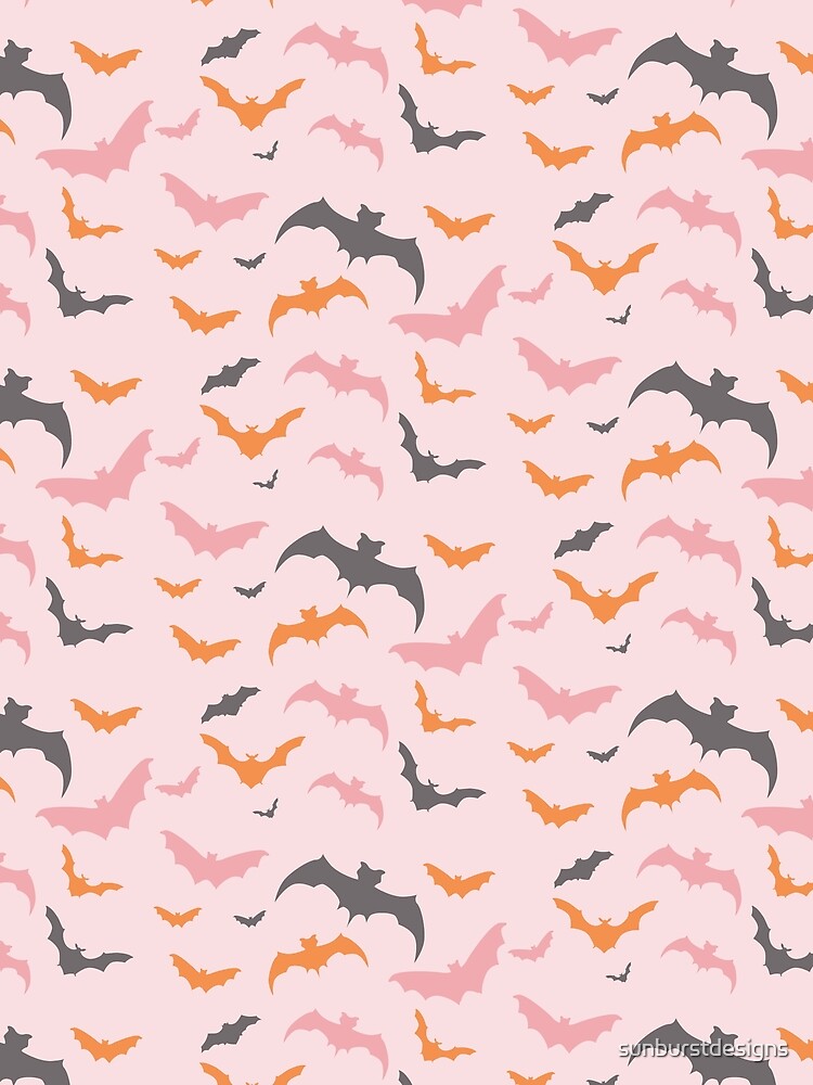 Preppy Halloween Bat Pattern by sunburstdesigns