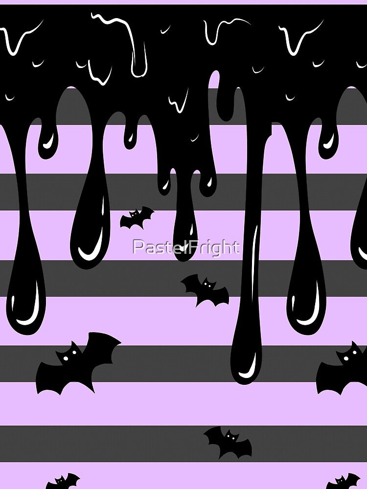 Melted and bats by PastelFright