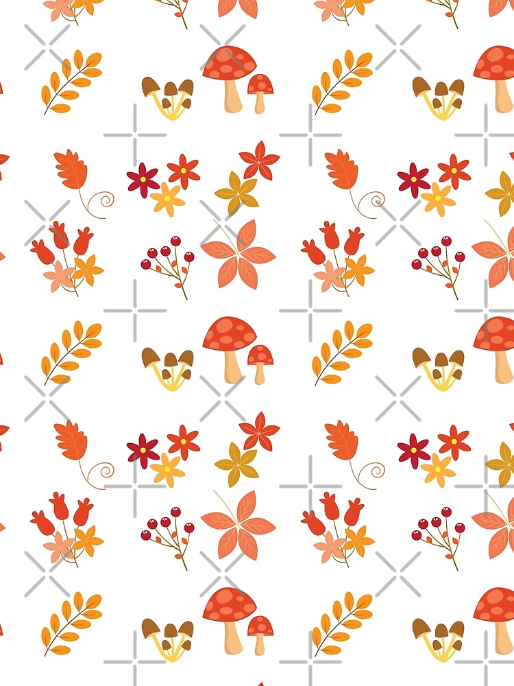 Cozy Autumn Plant Essential  white background by delively-Dewi