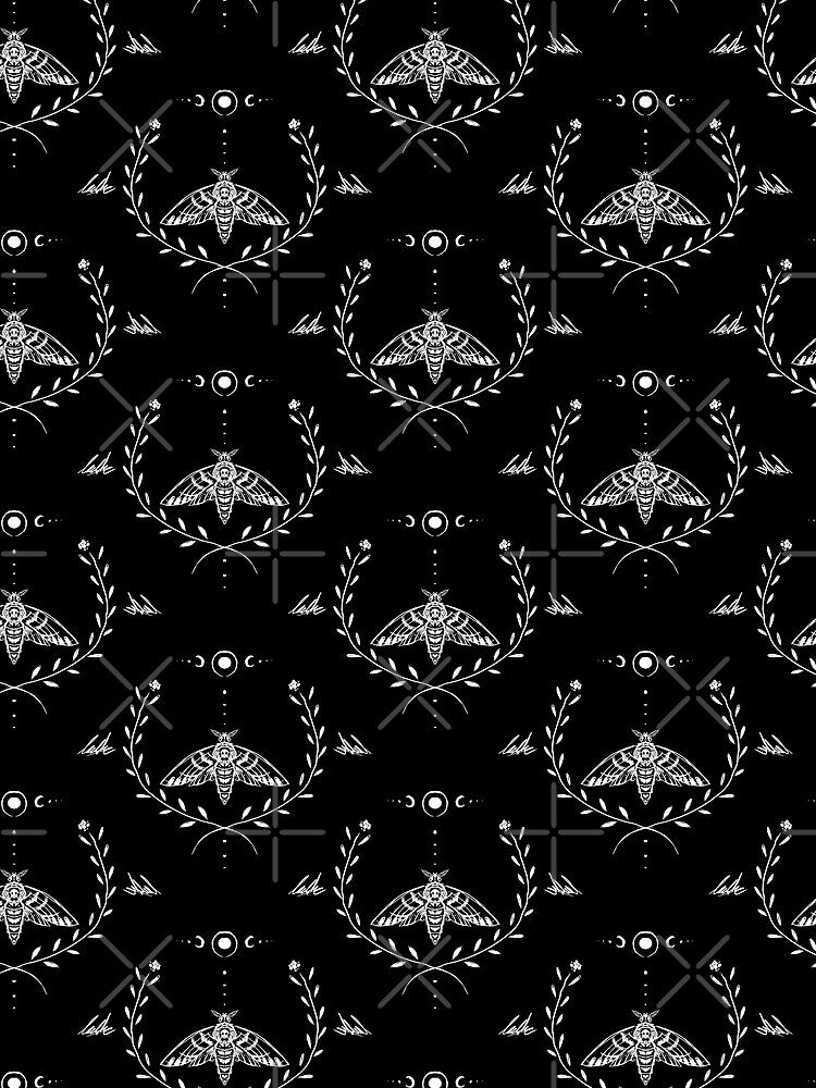 Forrest Moth ( pattern ) by The Noir Arts
