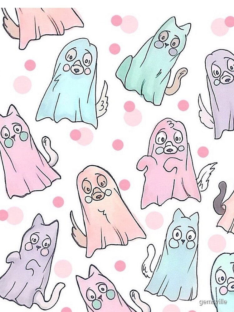 Candy Ghost Pets by gemsville