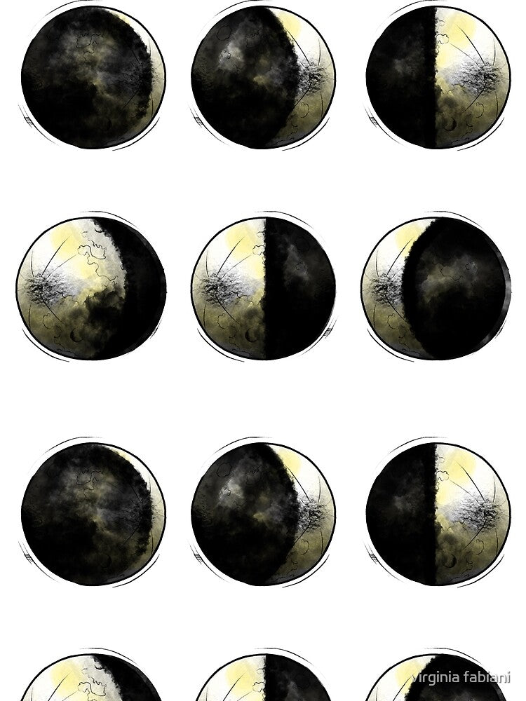 Moon’s phases by virginia fabiani