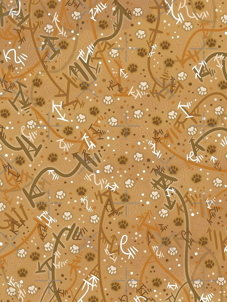 Pumpkin Spice Paw Prints by vanillakirsty